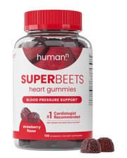 SuperBeets Heart Gummies 150 Count Heart Health Support Beetroot Supplement