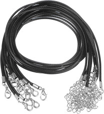 10Pcs Waxed Necklace Cord Bulk, 16 Inches and 2Mm Dia Necklace String Rope with