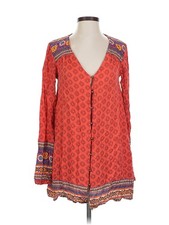 Minkpink Women Red Long Sleeve Blouse S