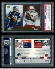 TOM BRADY 2002 PACIFIC HEADS UP GENERATIONS #8 PSA 9 just 6 higher