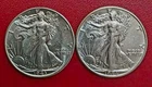 1943 & 1944 90% SILVER 50c Walking Liberty Half Dollars BU & UNC            5620