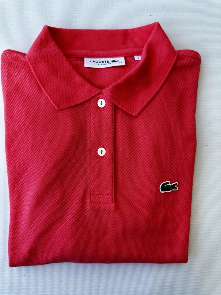 Camisa Polo Mujer Locoste Calce Clásico Algodón Color Coral Talla 36 Nueva Sin Etiqueta Foto 4 de 4