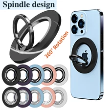 For Mag Safe Magnetic Cell Phone Ring Holder Finger Grip 360° Stable Kickstand