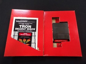 TRON DEADLY DISCS MATTEL INTELLIVISION VIDEO GAME IN ORIGINAL BOX