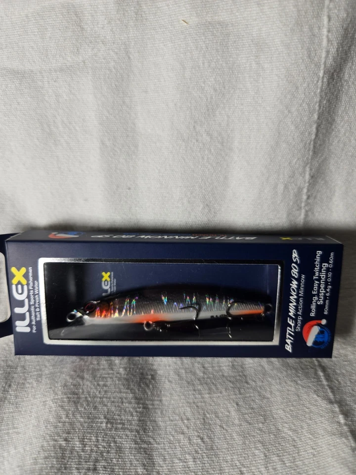 Illex Battle Minnow 80 SP 80mm 6,4g 0,10-0,60m Twitchbait Hecht und Barsch #2