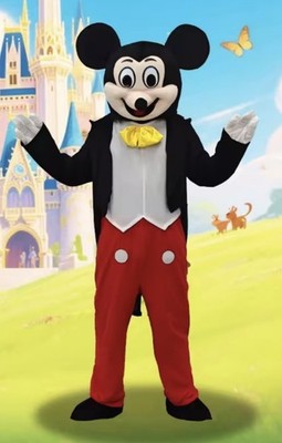 Mickey Maus Erwachsene Maskottchen Kostüm Disney Halloween Party Geburtstag Neu