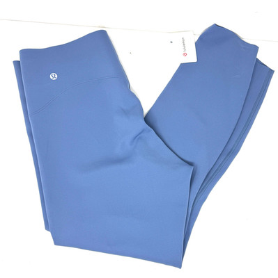 Lululemon Glow Up HR Tight 25  WSDN Washed Denim Blue Size 0 Running Leggings