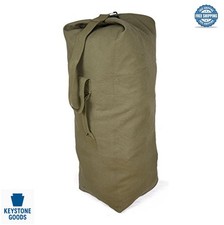 Heavyweight Canvas Duffle Bag Extra Large Top Load 100 Cotton Travel Camping