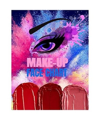 Make-up Face Chart: Vorlage für Visagisten und Beauty Blogger zum Zeichnen neue