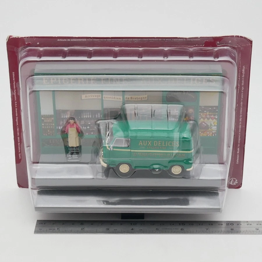 1:43 Renault Estafette Van & Fresh Food Delicatessen Shop Diorama Scene - Image 2 of 4