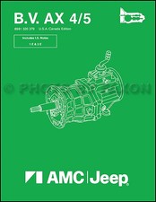 1984-1987 Jeep Manual Transmission Overhaul Shop Book Cherokee Wagoneer Comanche 1984-1987 Jeep Manual Transmission Overhaul Shop Book Cherokee Wagoneer Comanche