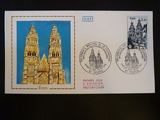 FRANCE PREMIER JOUR FDC YVERT 2370   TOURS   2,10F TOURS 1985