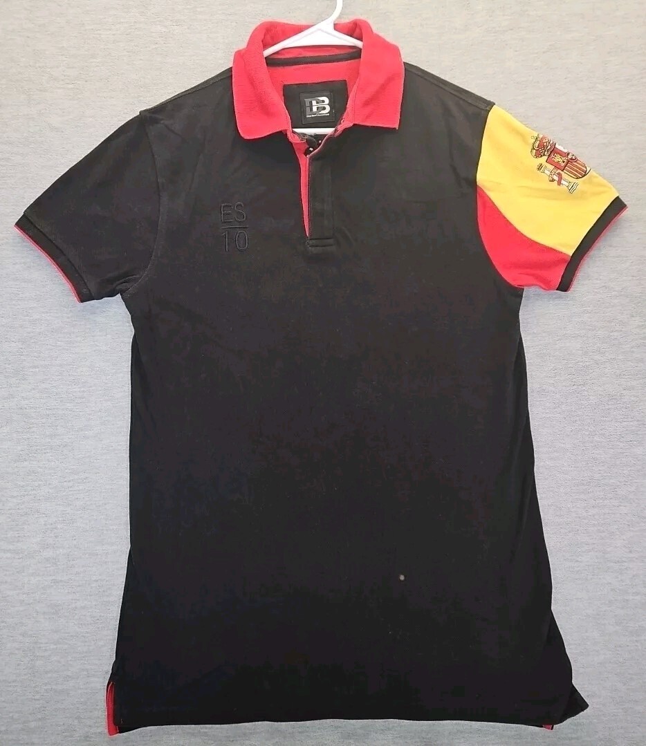 Polo Colección Don Bas España Talla M Riviera Negro España 10 Ajuste a Medida