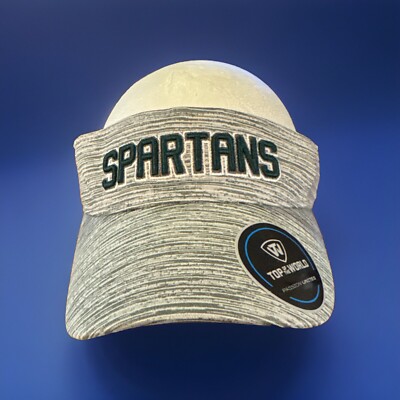 Michigan Spartans Top Of The World Visor - New With Tags 