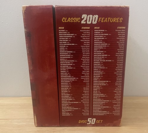 Drive-In Cult Cinema Collection: 200 Classic Features DVD 50-Disc Set RARE OOP - Picture 3 of 7