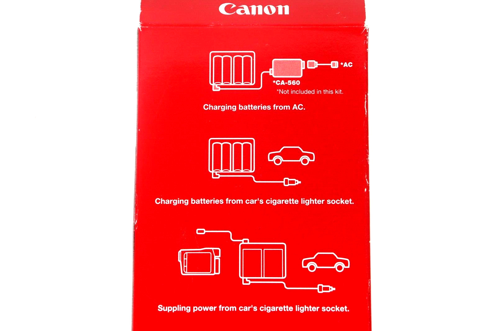 Canon CR-560 Charge Adapter w/ Car Battery Cable Kit &ndash; CG-560