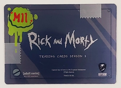 2019 Cryptozoic Rick & Morty Season 2 M11 Pickle Rick Convention Exclusive Metal - Picture 2 of 3