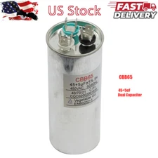 45+5 uF MFD 370-440 V AC High Quality Motor Dual Run Capacitor CBB65-R
