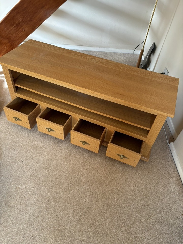 Solid Oak TV eBay