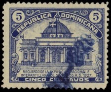 DOMINICAN REPUBLIC 240 - National and West Indian Exhibition (pb20031)