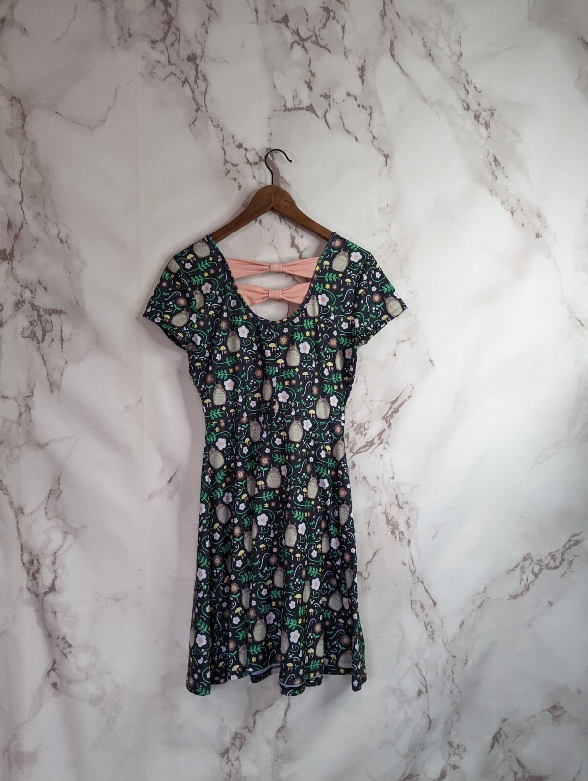 My Neighbor Totoro Dress Black Pink Bow GHIBLI x Her Universe Small Hot  Topic | eBay