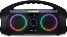 Aiwa Portable Boombox - Waterproof Bluetooth Speaker, Rechargeable Wireless...