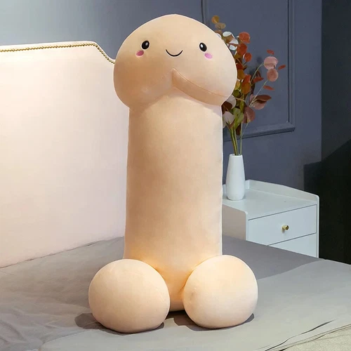 Divertida Almohada Peluche Pene Cojínnovio Amante Creativo Polla Regalo - Imagen 2 de 3