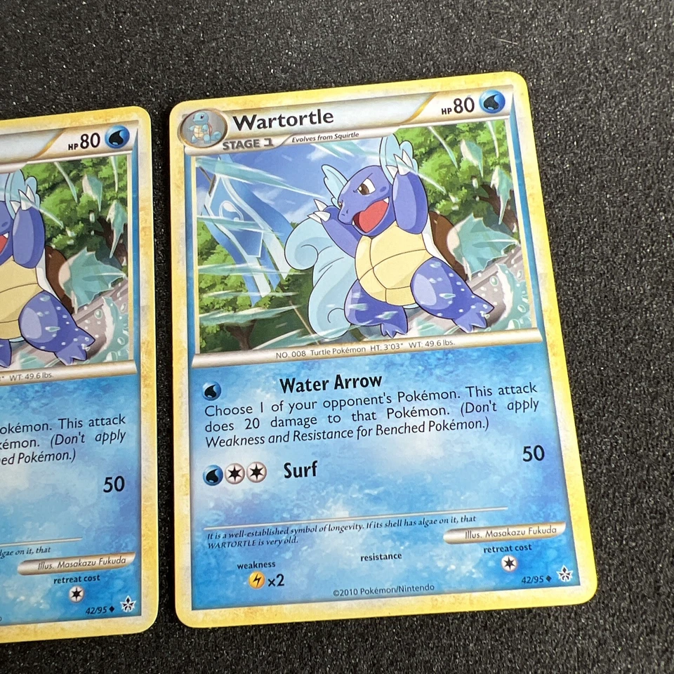 Wartortle 42/95 Unleashed Pokemon Card Non-Holo 2 - Image 3 of 4