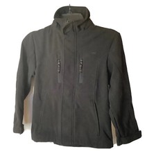SNOZU Performance Boys Stretch-O-Rama Black Zip Up Jacket Size Small 8 Ex Cond 