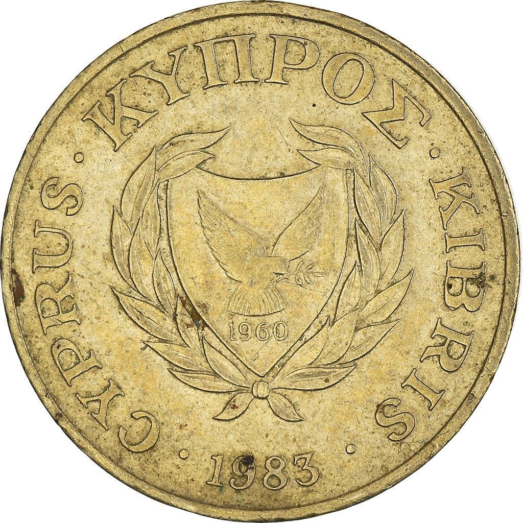 Cyprus 2 Cents Coin | Goat | 1983 | eBay
