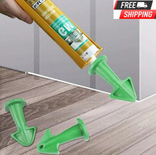 3pcs Caulking Nozzle, Silicone Spreader & Scr...