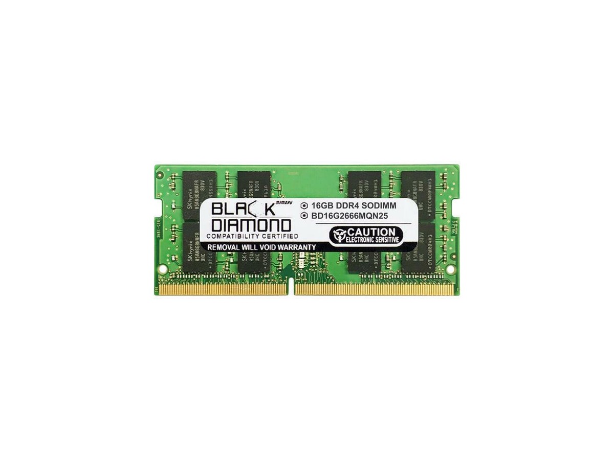 Black Diamond Memory 16GB 260-Pin DDR4 SO-DIMM DDR4 2666 (PC4