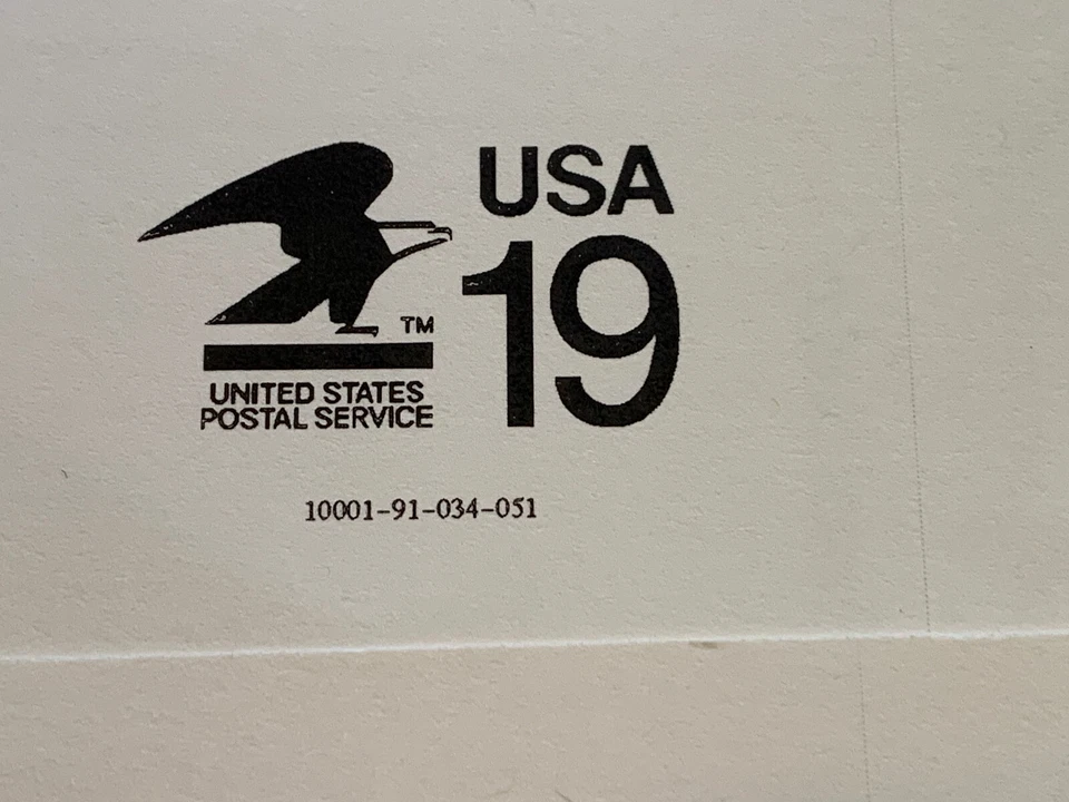 NHR US Stamps Scott CVUX2 40 Eagle Postal Buddy Card Change of Address 1991 MNH - Image 3 of 4