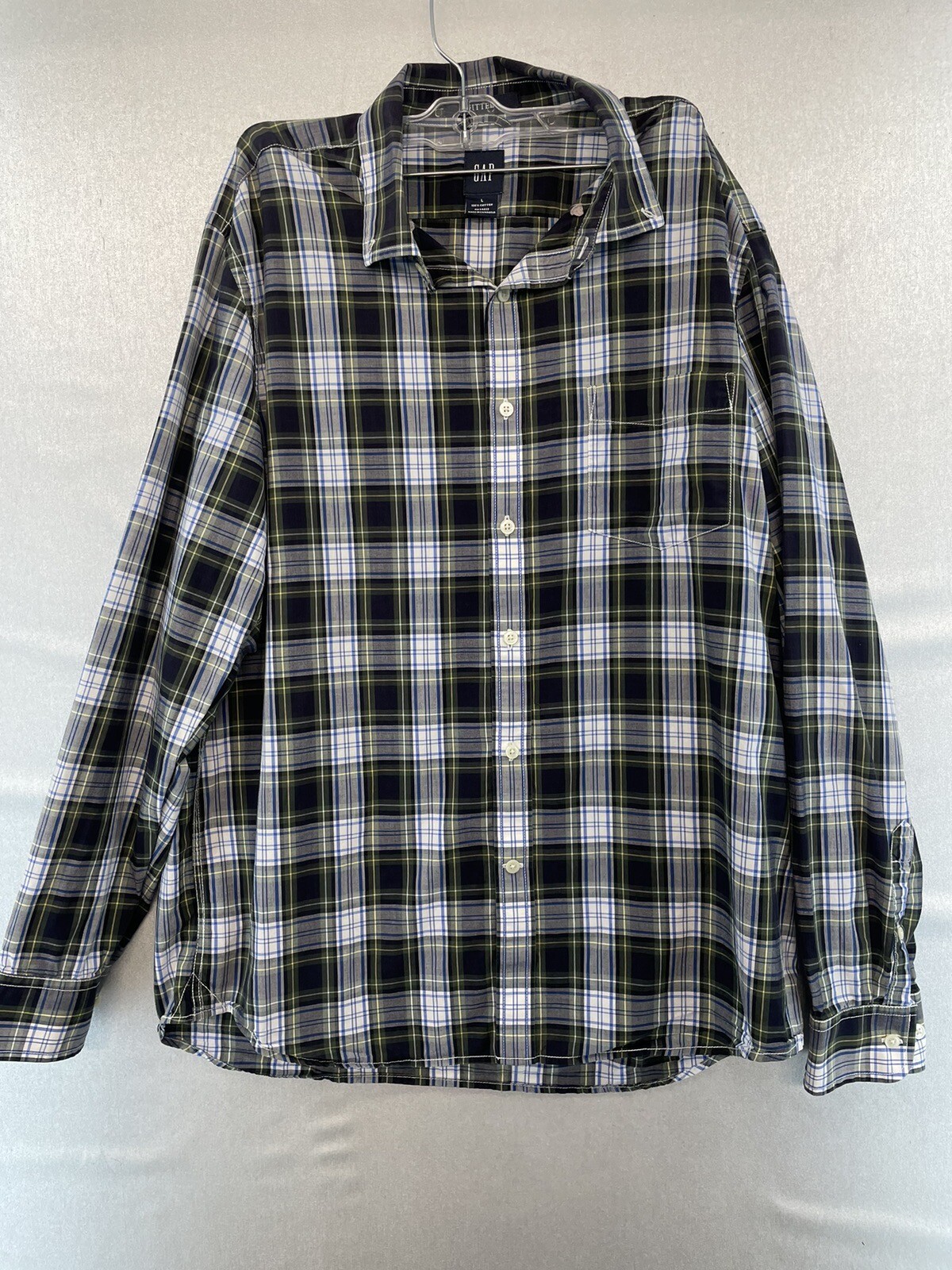 Men’s Large Gap Fitted Button Down Long Sleeve  S… - image 1