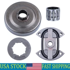 3/8"-7T Clutch Drum Rim Sprocket Needle Bearing Kit For Husqvarna 55 Rancher 50