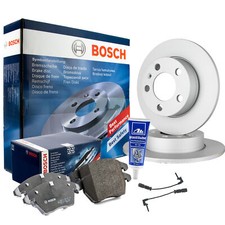 BOSCH Bremsensatz Mercedes S-Klasse W221 &Oslash;300mm HINTEN + WK Plastilube