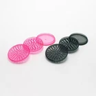 Wise Skies Pink or Black 90mm Wide 2 Part Tobacco/Herb Grinder
