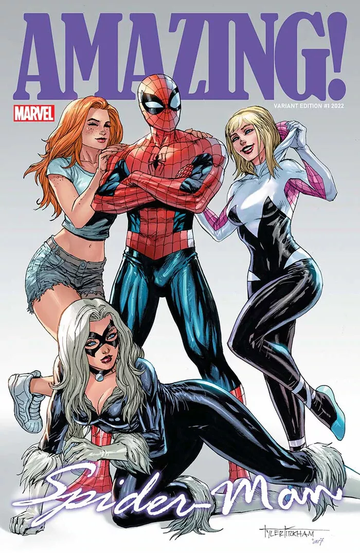 AMAZING SPIDER-MAN #1 (TYLER KIRKHAM EXCLUSIVE VARIANT) Comic Book