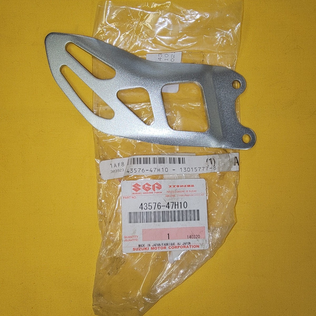 Suzuki OEM Left Hand Side Footrest Guard 43576-47H10