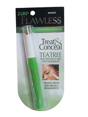  Zuri Flawless Treat & Conceal Tea Tree Skin Treatment & Spot Concealer BRONZE