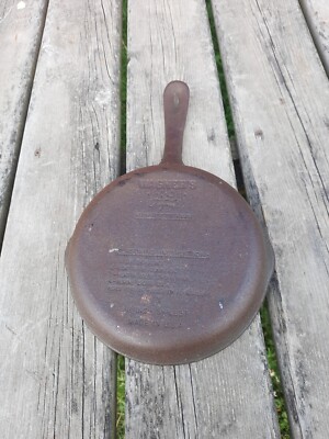 Vintage Wagner's Cast Iron 1891 Original Skillet Fry Pan 8” Inch