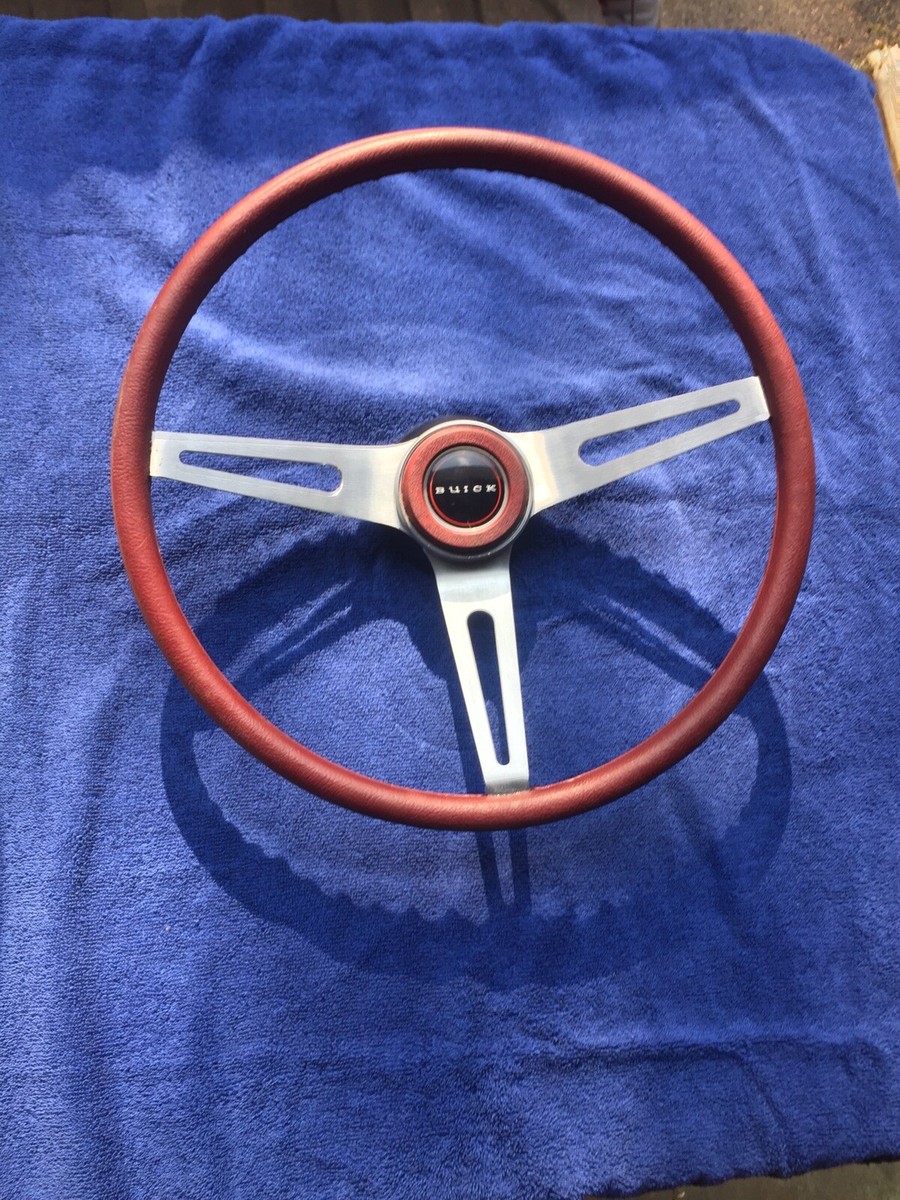 1969 1970 Chevelle Corvette Buick OEM Maroon 3 Spoke Comfort Grip
