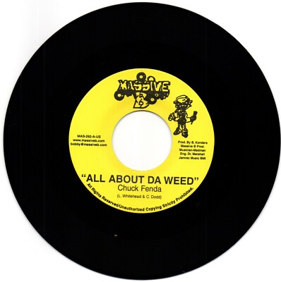 Chuck Fenda - All About Da Weed/ Truths + Rights Riddim. GREAT REGGAE TRACKS -7''
