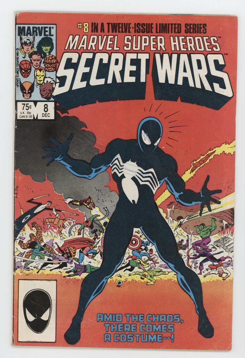 Secret Wars 8 アメコミ Marvel Super Heroes Secret Wars 8 1984 VG 1st Black Costume