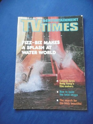 Vintage 1988 Hong Kong  Magazine TV & ENTERTAINMENT TIMES Guide China Kenny Bee
