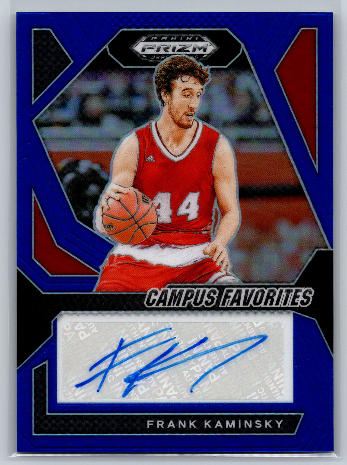 Frank Kaminsky 2024-25 Panini Prizm Draft Picks Campus Favorite Blue Auto /149
