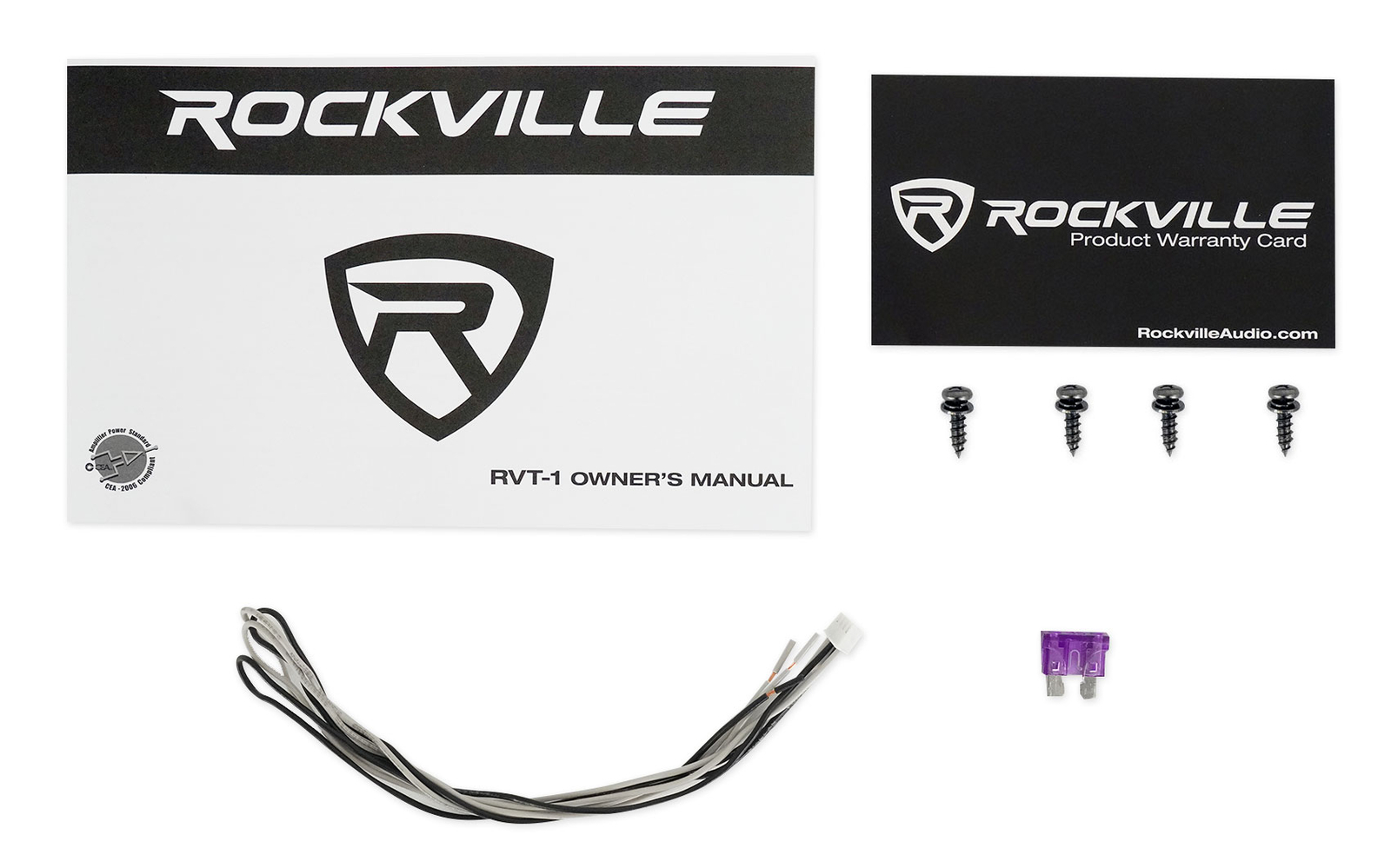 Rockville RVT-1 1000 Вт пик250 Вт RMS 2-канальный автомобильный усилитель стереоусилитель