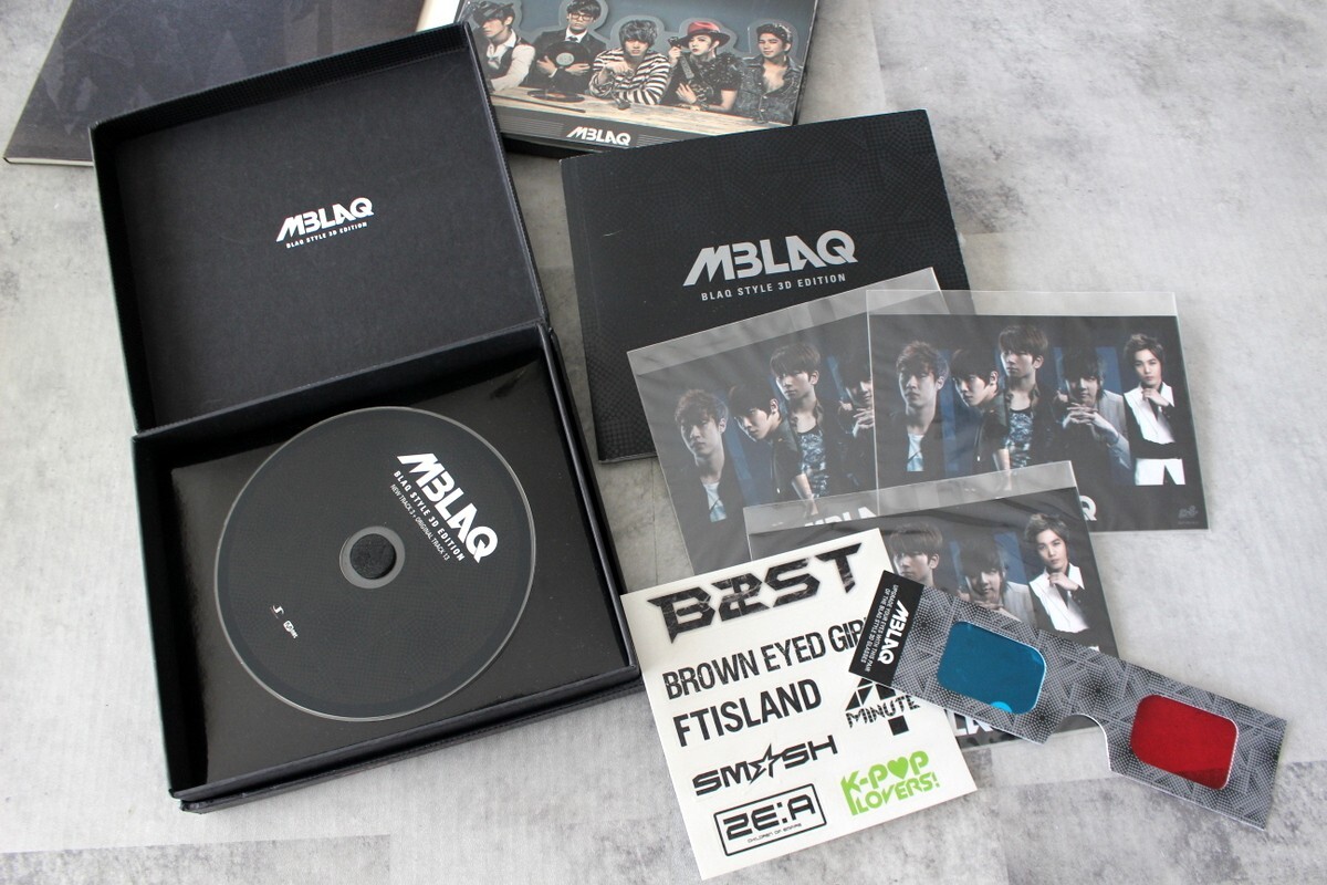 SET x5 MBLAQ Japan Korea CD DVD monqliza style 3d 1st