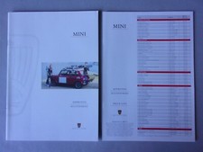 MINI RANGE orig 1994 UK Mkt Accessories Brochure - Cooper 1.3i Monte Carlo