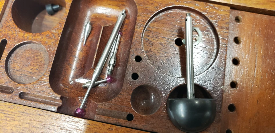 Juego de sondas extendidas Renishaw Mitutoyo CMM, kit incompleto mira fotos.   estante t3 Foto 4 de 4